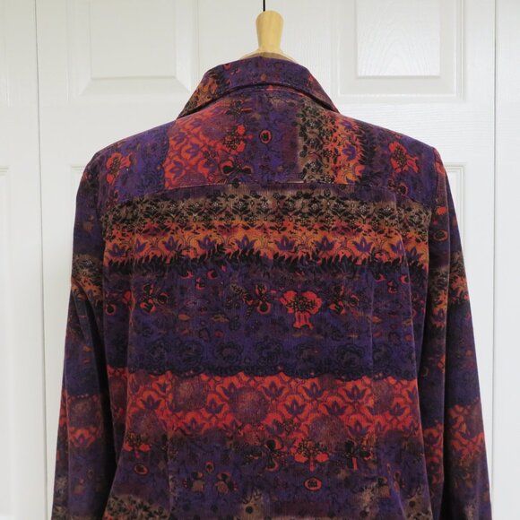 Christopher & Banks M Stretch Corduroy Fall Jacket - Picture 7 of 9